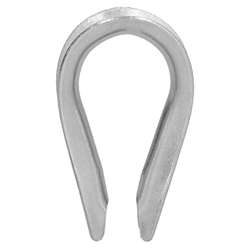 Timbles Rusty, Widespread Stainless Steel, Polished, Wire Rope Skating, Wear -, for Industry for Shipbuilding (M2 (2mm)) (M3 (3mm)) (M4 (4mm)) (M5 (5mm))