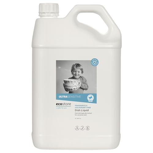ecostore(エコストア) ディッシュウォッシュリキッド 【無香料】 5L 食器用洗剤 食器 洗剤 ウルトラセンシティブ 植物由来 肌にやさしい 大容量 詰め替えのサムネイル