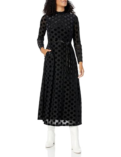 Robe Midi Col Bénitier Anne Klein Robe Femme Chic à Encolure en V