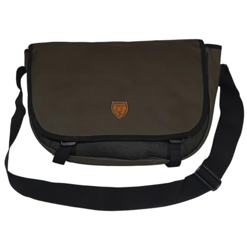 HUBERTUS Umhängetasche, Dummytasche für Jagd, Angeln, Hundesport & Freizeit – kompakt, leicht & durchdacht organisiert