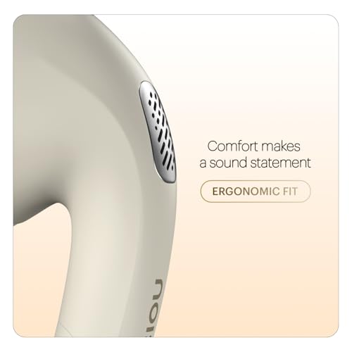Image of Noise Buds E1 in-Ear Truly Wireless Earbuds with Pebble Grain Design, 35H of Playtime, Quad mic ENC,10mm Driver, Low Latency, BT v5.3 (Dune Beige)