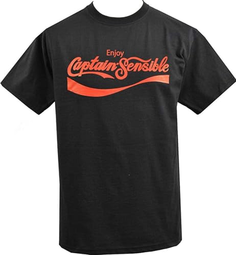 Photo de Captain Sensible Mens Punk T-Shirt The Damned Punk Rock Merch Enjoy Black S