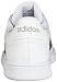 adidas Women's Grand Court Shoe, White/Platinum Metallic/White, 6.5