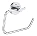 Produktbild GROHE Start - Papierhalter (Material: Metall, verdeckte Befestigung, ohne Deckel, zum Kleben oder Bohren), chrom, 41200000