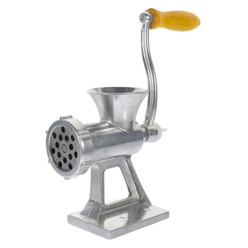 FUNNETOYU Picadora Manual de Carne con Embutidora para Chorizos y Salchichas Trituradora Portátil sin Electricidad Herramienta Ergonómica Resistente para Uso Cocina y Exterior