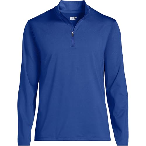 Lands' End Unisex Rapid Dry Quarter Zip Pullover2