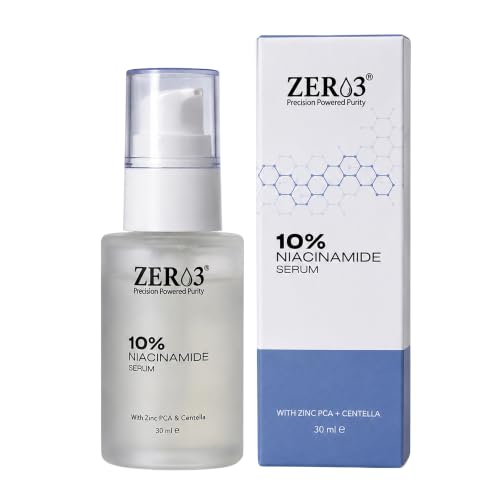 Image of ZER03 Face Serum for Men & Women | Lightweight Hydrating Serum for Skin Balance | Supports Clear Looking Skin, Oil Control Feel & Smooth Texture Appearance | Fast Absorbing Serum Care | 30ml