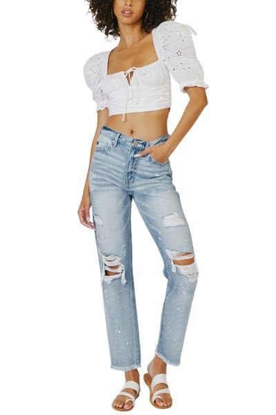 Kancan High Rise Slim Straight KC8708M