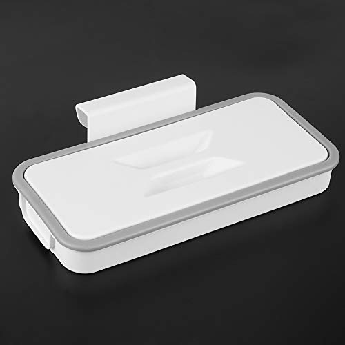 Image of Qiilu Trash Bag Holder for Plastic Bags Naile Kitchen Garbage Bag Holder ing Trash Bag Rack Garbage Waste Holder with Lid for Kitchen Closet Cupboard Accessory