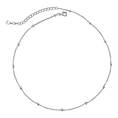 ChicSilver 925 Sterling Silver Choker Necklace Cover