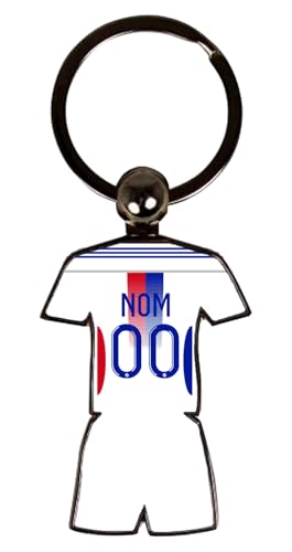 Porte clés maillot de foot Lyon domicile 2024 2025 à personnalise...