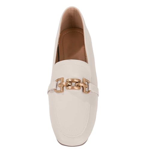 Image of baobeijiadao Womens Loafers Slip On Penny Loafers Low Heel Comfortable Flats Shoes for Women Work Office
