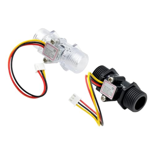 Transparent Black Flow Meter YF-201C Water Flow Sensor Turbine Flow Meter 4 Points Flow Sensor