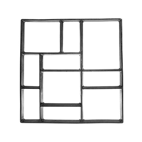 Agyvvt Hexagon Garden Pavement Mould Garden Walk Pavement Concrete Mould DIY Manually Paving Cement Brick Stone Road Concrete Moulds Pathmate Moulds 11.4x11.4 inch