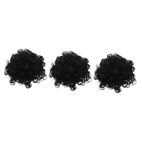 Postiche chignon ébouriffé FOMIYES lot de 3 élastiques pour volume immédiat