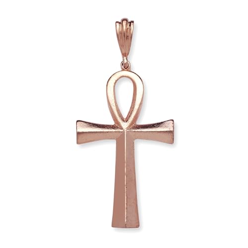 Real Pure Copper Large Ankh Pendant, Charm for men, women