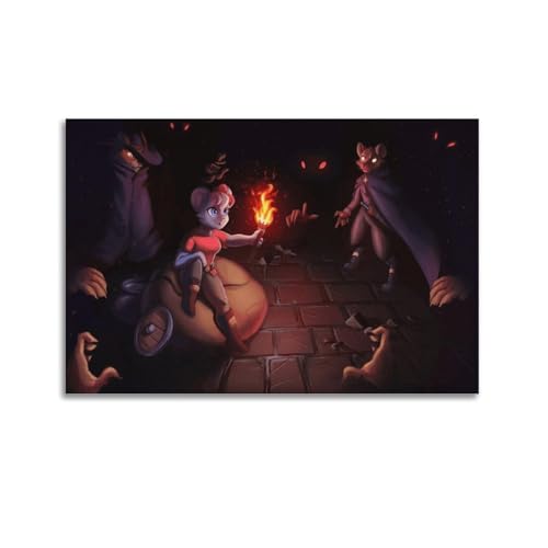 YDJKTRJKJK Póster decorativo de juego de héroe de mochila, póster de pared e imagen artística moderna para decoración de dormitorio familiar, 24 x 36 pulgadas (60 x 90 cm)