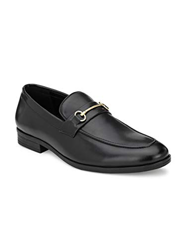 Image of San Frissco Men's Loafers Tan Handcrafted Formal Horsebit Shoes /Slip-on Shoe for Office, Wedding & Parties /Easy to Match Moccasins with Stylish Lightweight and Comfortable