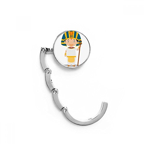 Hanger porte pliable et crochet de table suspendu pour sac à main jaune