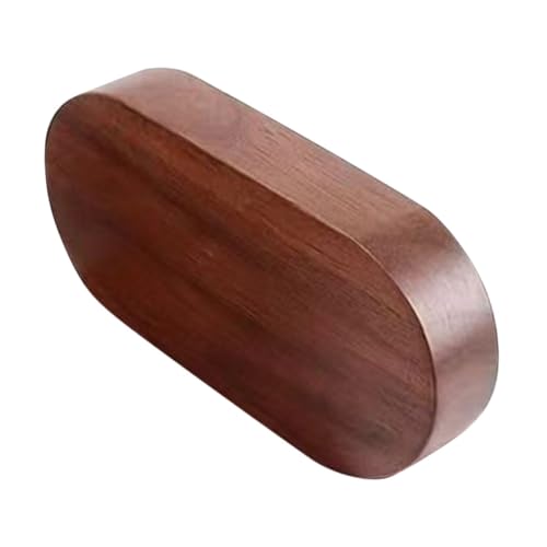 GARVALON Base de Exhibición Pequeña de Madera de Nogal Negro para Figuras y Aromaterapia Pedestal Seguro y Estable para Modelos DIY Soporte Elegante para Decoración Hogar y Oficina