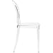 Poly and Bark Burton Side Chair in Clear (Set of 4)