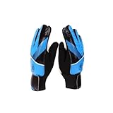 Garvee Optimaler Halt & Schutz | Kinder Golfhandschuhe – Rutschfestes, abriebfestes Latex, Finger- und Handgelenkschutz – Für Training & Wettkampf – Blau – Größe Kinder Nr. 6