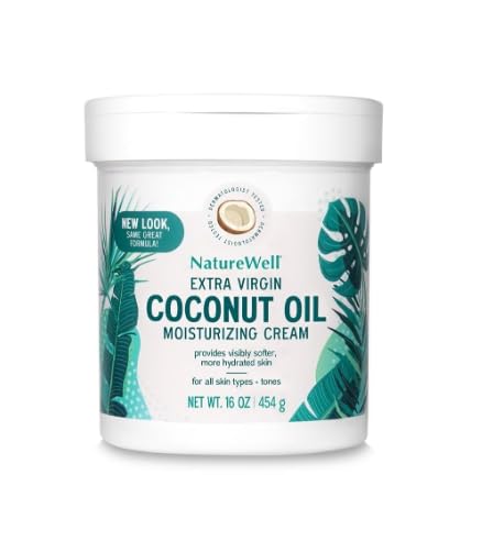 Nature well Extra Virgin Coconut Oil Moisturizing Cream, 16 oz
