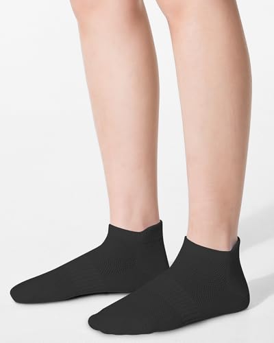 Image of Somaibo 10 Pairs Kids Socks for Boys Girls Low Cut Athletic Ankle Socks Half Cushioned Crew Cotton No Show Socks