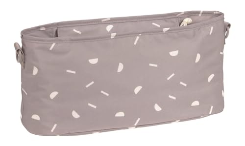LÄSsig Organizzatore Di Passeggini Per Bambini Organizzatore Per Passeggini Borsa Per Passeggini Incl. Attacco Per Passeggino/Buggy Organizer Blocks Taupe - 2