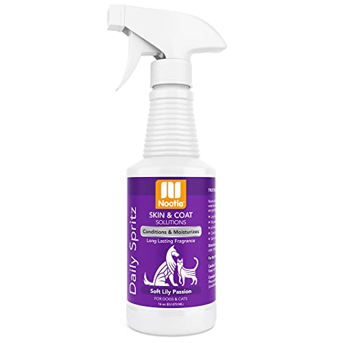 Nootie Daily Spritz Pet Conditioning Spray - Dog Conditioner For Sensitive Skin - Long Lasting Fragrance - No Parabens, Sulfates, Harsh Chemicals Or Dyes - Revitalizes Dry Skin & Coat - Various Scents – Sold In Over 4,000 Pet Stores #TOP5