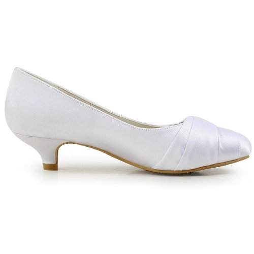 Elegantpark EP2006L Scarpe da Sposa Tacco Basse