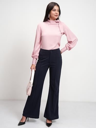 Image of Tokyo Talkies Women Flared High Rise Bootcut Trouser