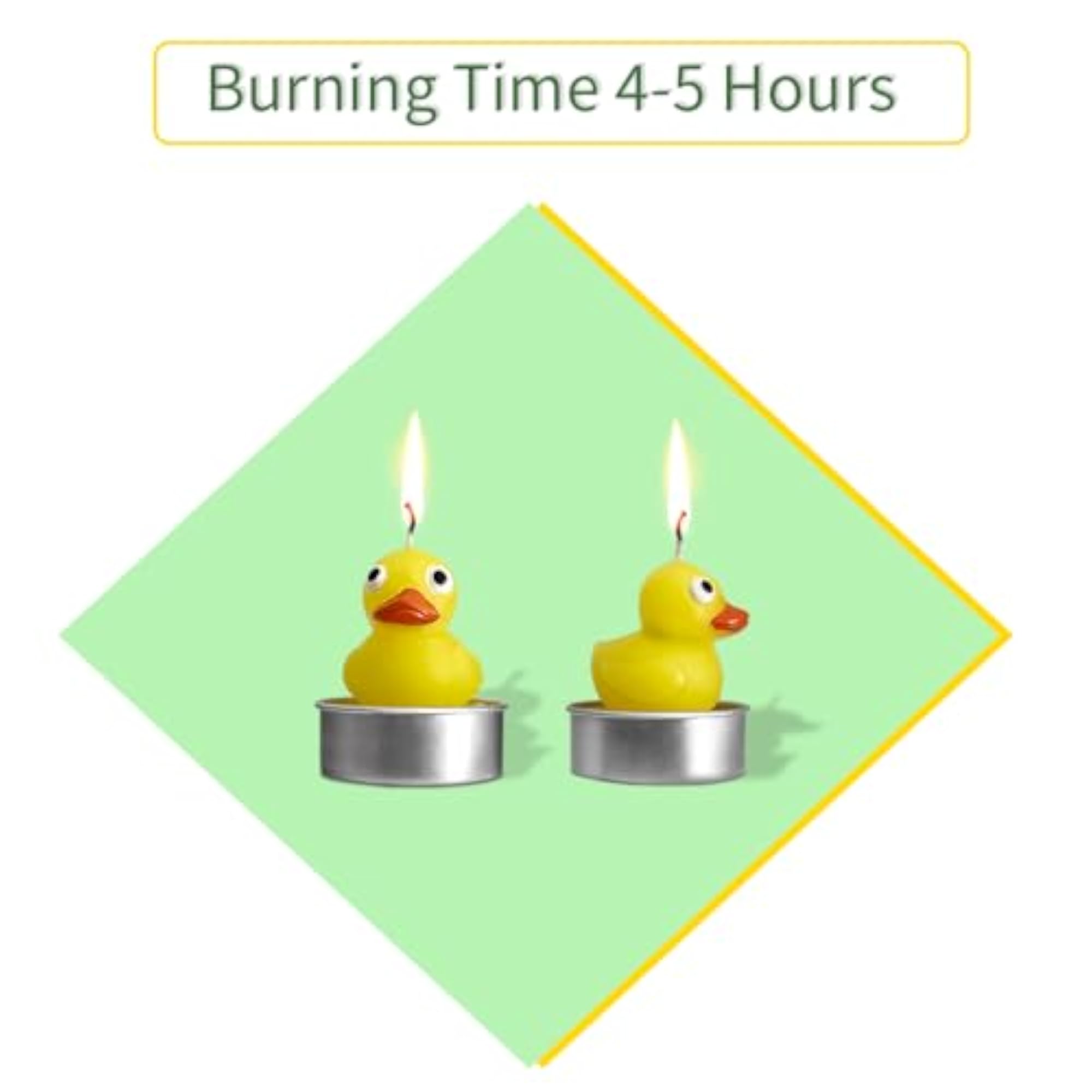 Ugly Duck Tea Light Candles, Little Yellow Duck Tealight