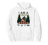 Découvrez ce design I AM A SIMPLE WOMAN amoureux de la nature avec des montagnes, des chiens, des tongs, du vin, du camping et de la nature disponible sur une variété d'articles intéressants qui font un excellent cadeau pour les amoureux de la nature, un cadeau pour les amoureux des chiens, un buveur de vin ou un cadeau de camping.