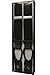 HOLD'EM Womens Elastic Y-back Adjustable Button End Suspenders - Black (Regular, 46