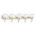 Livex Lighting 1006-25 Belmont 6-Light Bath Light, Polished Brass and Chrome