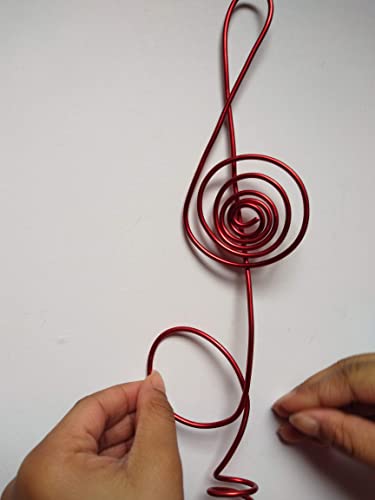 Small Treble Clef Wire Tree Topper For Mini Music Themed Christmas Tree #TOP4