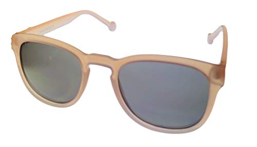 Converse Mens Matte Pink Plastic Soft Square Sunglass, Smoke Lens H075