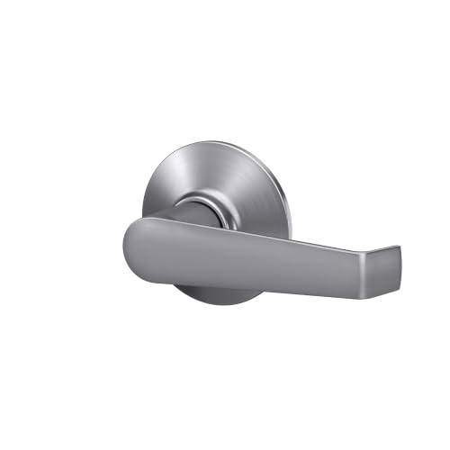 SCHLAGE Elan Hall/Closet Passage Door Handle, Reversible, Satin Chrome - image 3