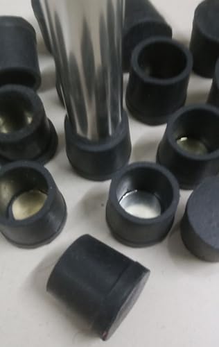 Infinite tech Rubber end Cap | Pack of 20 | Pad | Bush | Floor Protector | Shoes for Furniture | Steel Chair Leg caps | bar Stool Legs Protectors | Size ''1 ''inch(24/25) MM-image-28