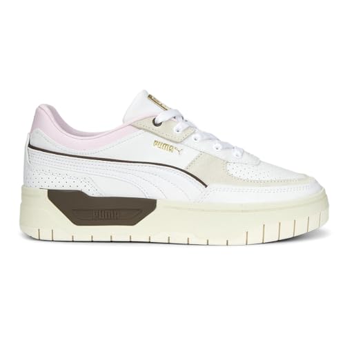 PUMA Womens Cali Dream Preppy Lace Up Sneakers Shoes Casual - White - Size 8.5 M