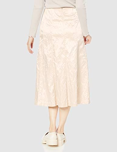 Amazon.co.jp: [ミラオーウェン] サテン地パネルデザインミディ