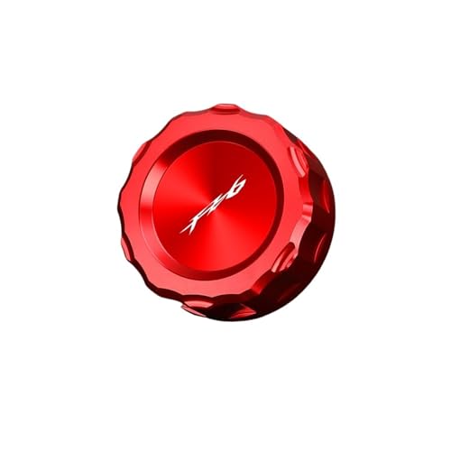 FZ1 FZ 1 FZ1S FZ6 FZ8 FAZER/FZ6R/FZ6S/FZ6N バイクアクセサリー リアブレーキフルードリザーバー オイルキャップ シリンダーカバーに対応(Red LOGO FZ6)