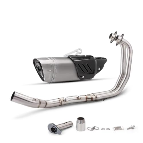 Silencieux d'échappement complet 51mm pour R3 R25 avec collecteur avant double capteur
