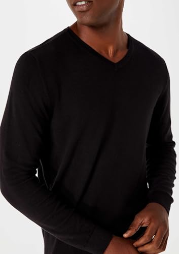 Blusão Básico Masculino Em Tricô De Algodão Preto XG