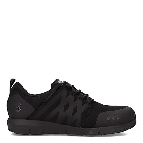 Image of Timberland PRO Radius Composite Safety Toe Shoes for Men - PRO Flex Technology - HoverSpring Foam Black Raptek 8.5 D - Medium