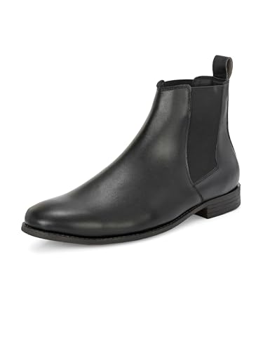 Image of EL PASO Men Faux Leather Casual Chelsea Boots