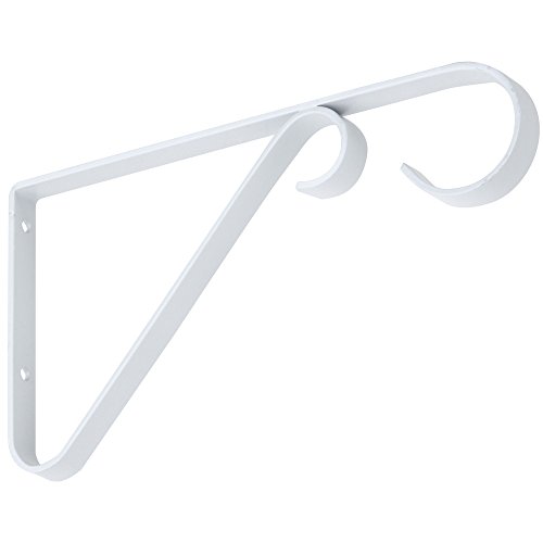 National Hardware N274-522 V2653 Plant Brackets in White , 6"