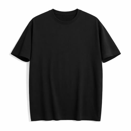 Image of Maydear Men Women Basic T Shirt Cotton Short Sleeve Crewneck Casual Plain Tee Everyday Essential Top