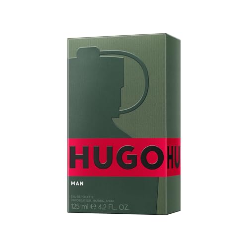 Miniatura 3 de HUGO Man Eau de Toilette para hombres |Fragancia masculina aromática afrutada con notas de manzana verde | 100 ml